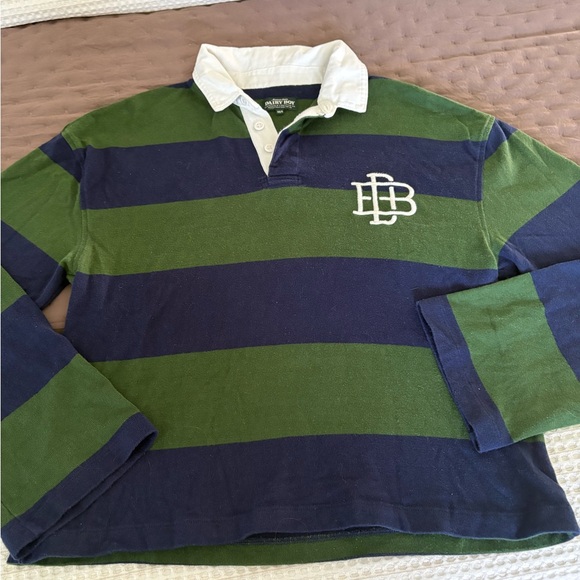 Dairy Boy (The American) Green and Blue Rugby Top - Picture 5 of 7